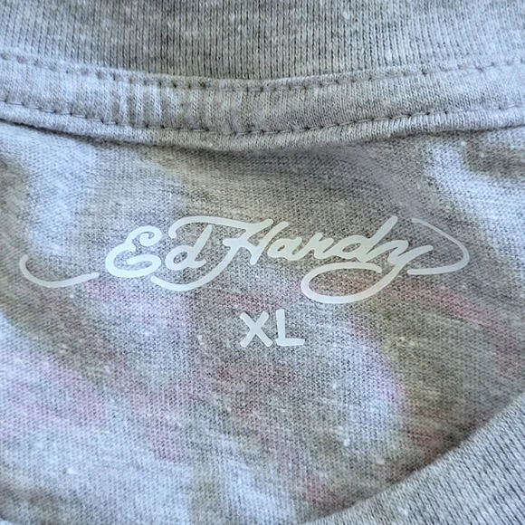 Ed Hardy "Love Kills Slowly" Skull &  Crossbones☠️ Graphic Baby👶 Tee👕  - NWT - Picture 5 of 14